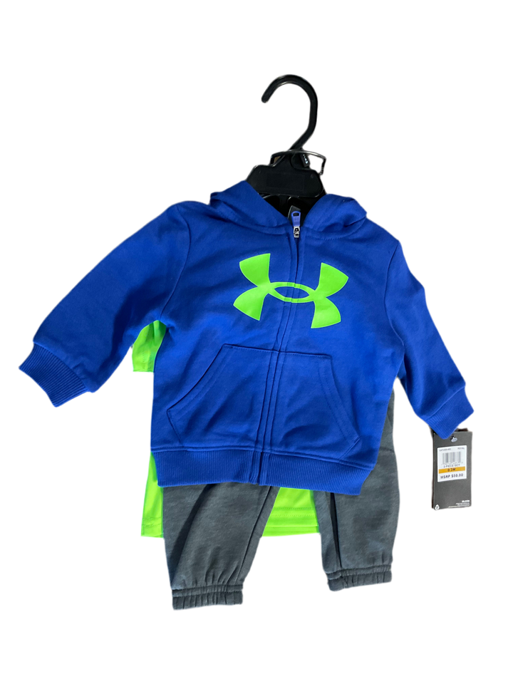 ROYAL UNDER ARMOUR HOODIE, SHIRT, & PANTS SET