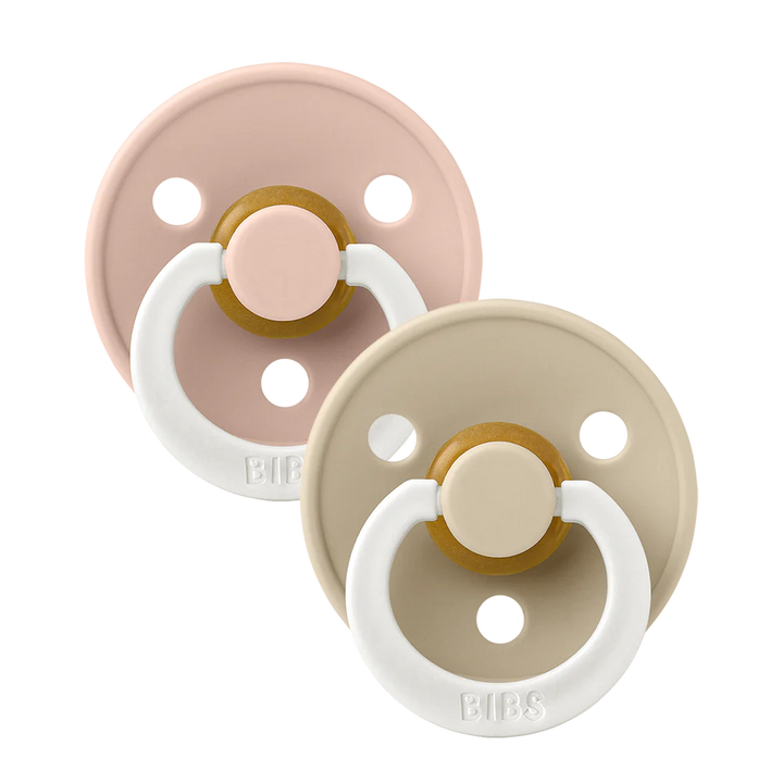 BIBS Pacifiers GLOW Blush/Vanila