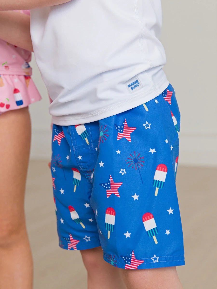 Freedom Fireworks Swim Trunks