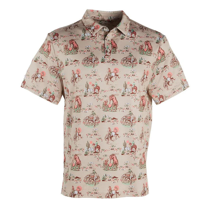 Youth Polo - Cowboy Up l Khaki