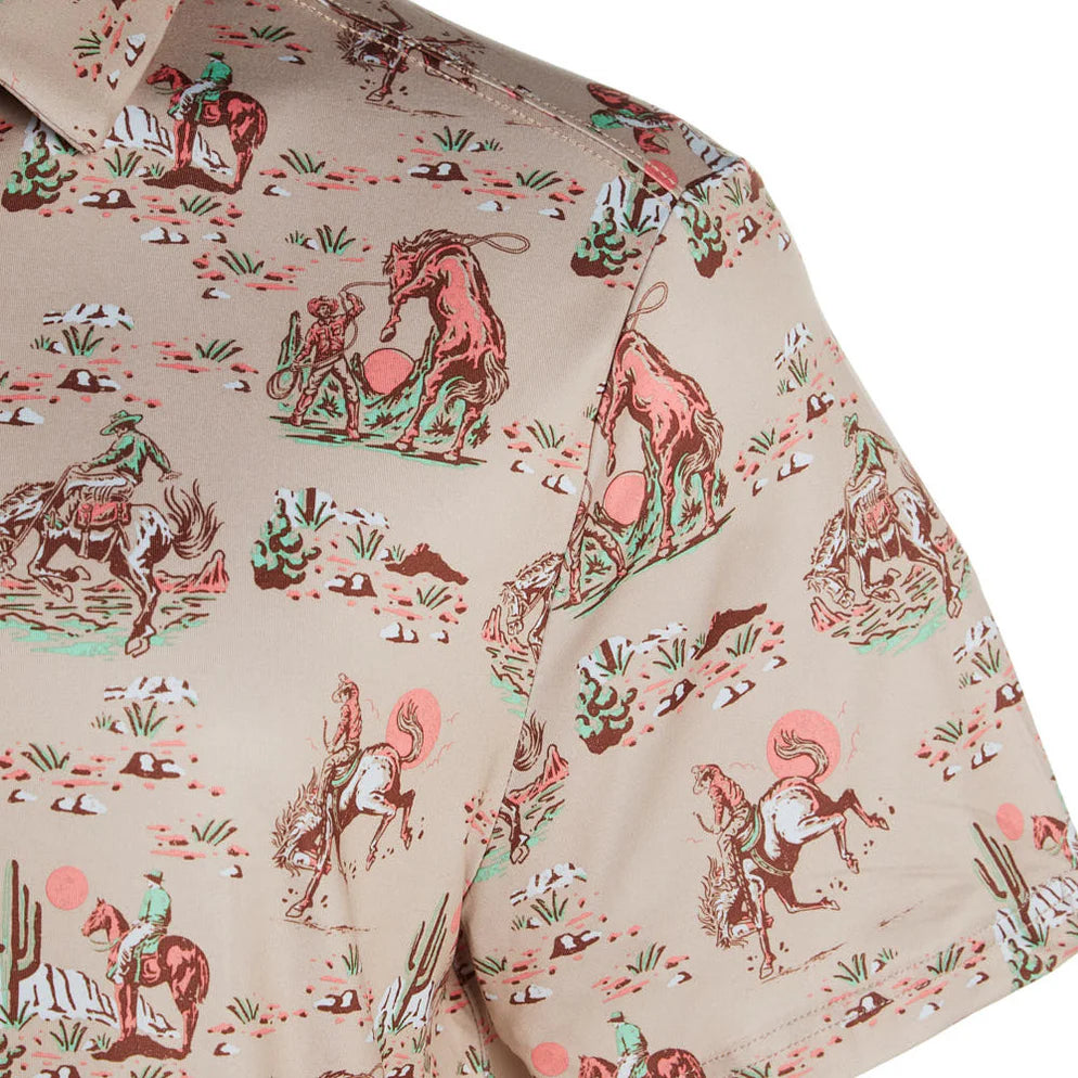 Youth Polo - Cowboy Up l Khaki