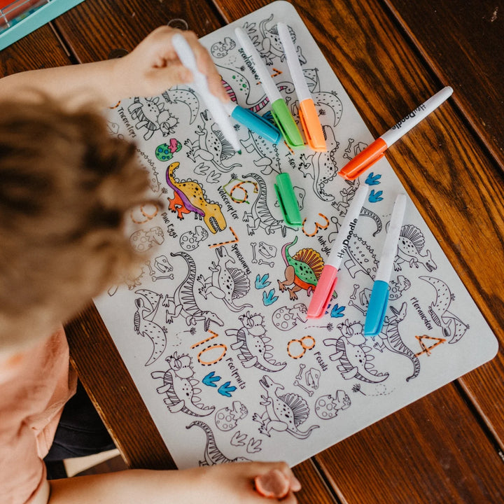 DinoRoar Classic Reusable Coloring & Doodle Mat