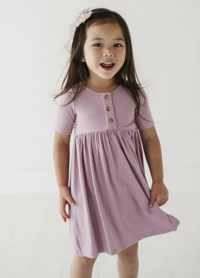 Thistle Short Sleeve Henley Dress