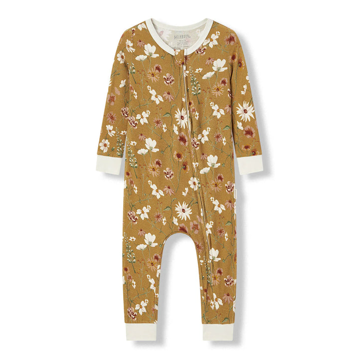 Wildflower Zipper Pajamas