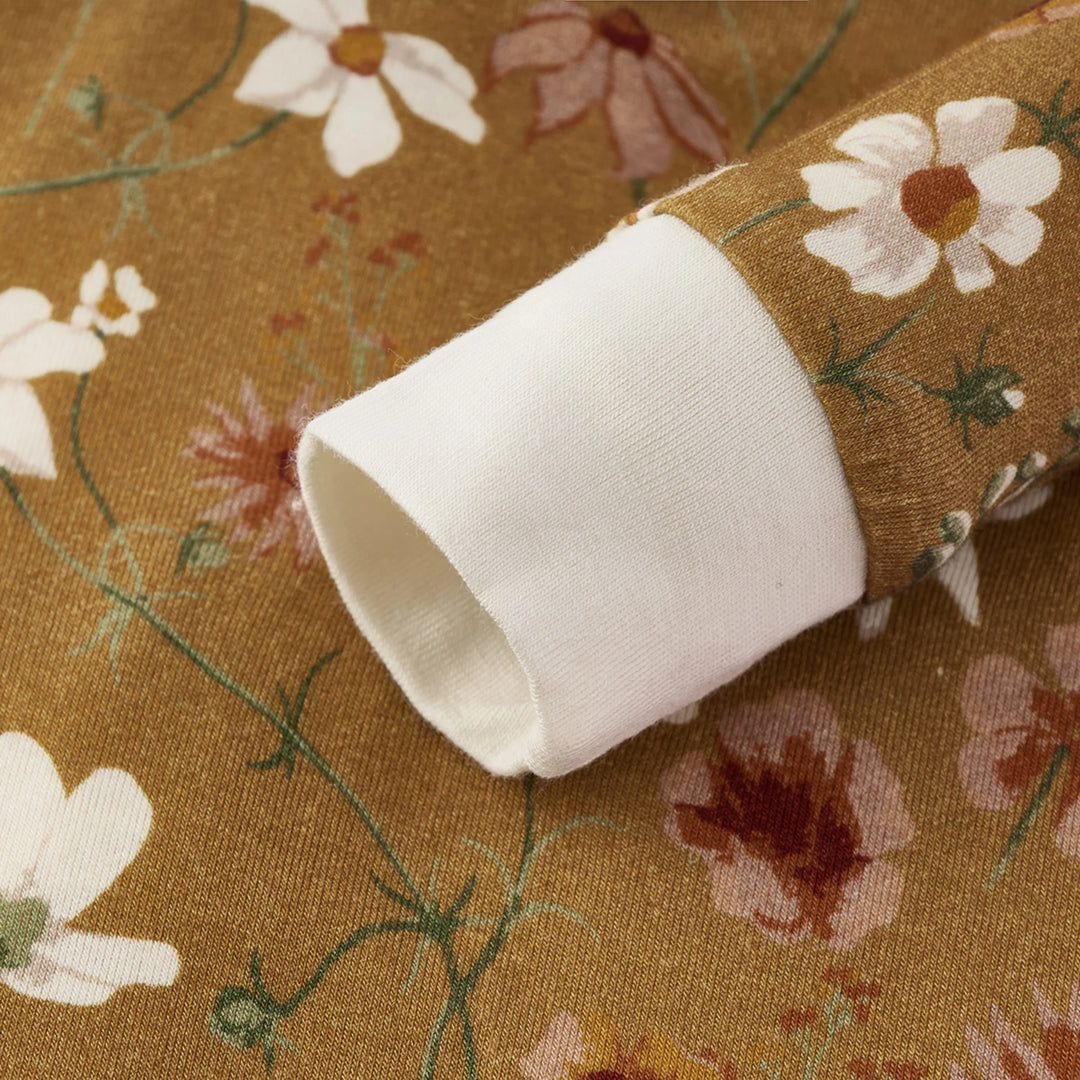 Wildflower Zipper Pajamas