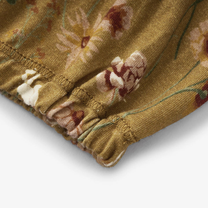 Wildflower newborn gown and hat set