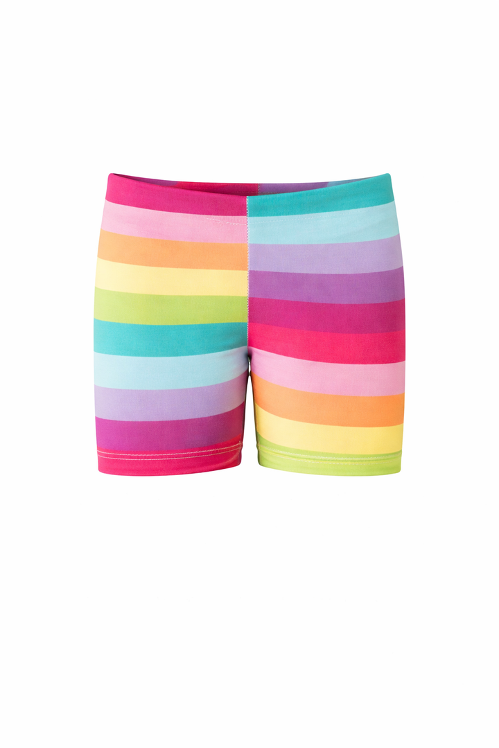 Cheerful Stripes Twirl Shorts