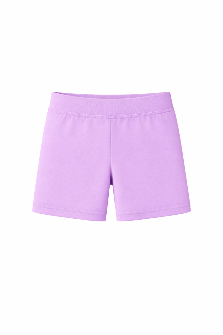 Bright Lilac Twirl Shorts