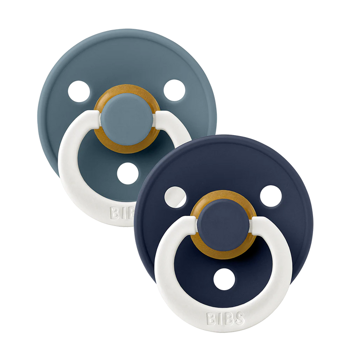 BIBS Pacifier Colour 2pack Latex GLOW