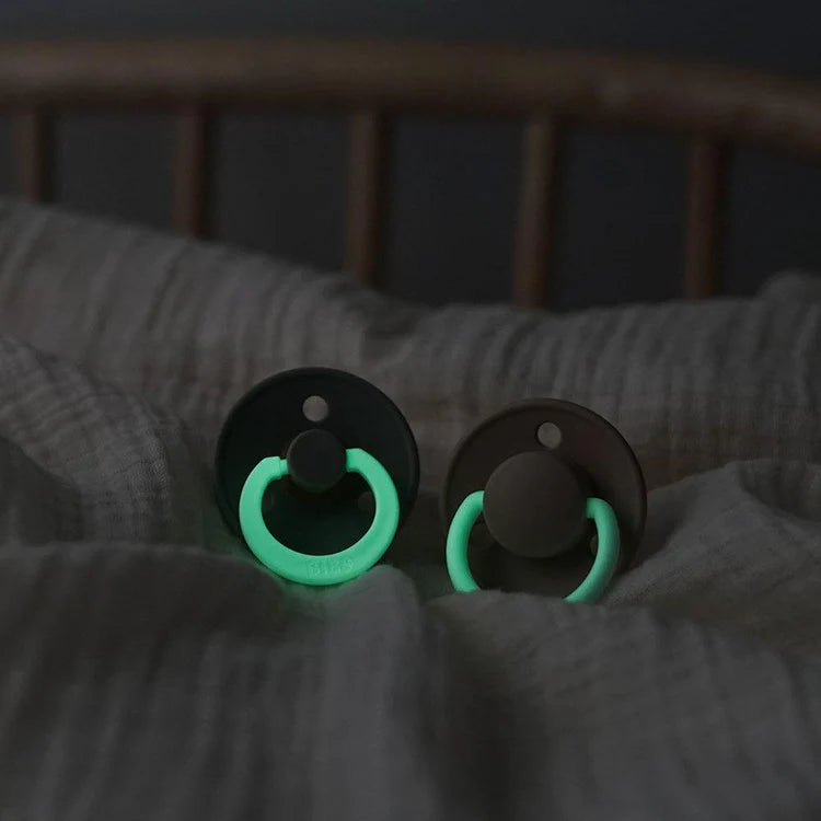 BIBS Pacifier Boheme 2pack Latex GLOW