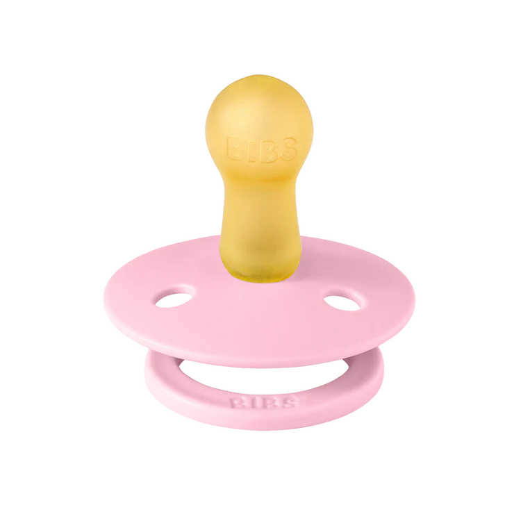 BIBS Pacifier Colour Baby Pink 2pack Latex