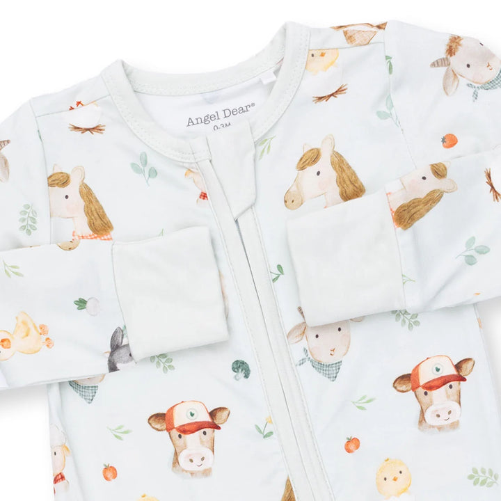 Baby Farm Faces Convertible Zip Romper