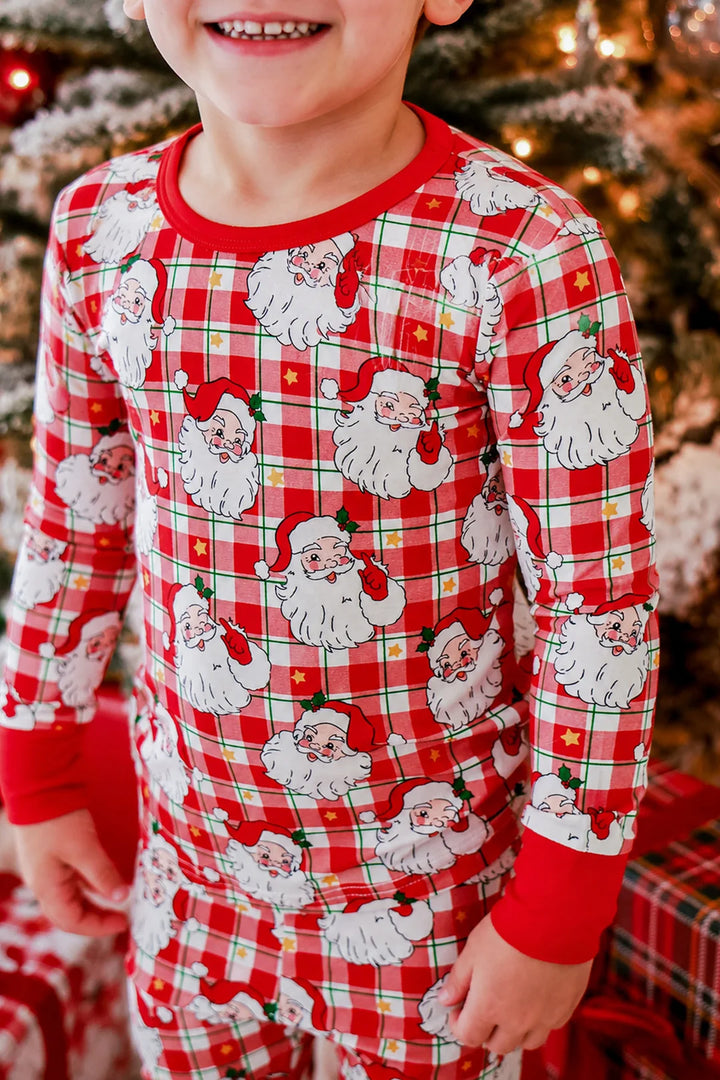 Cozy Clause Long Sleeve Pajama Set