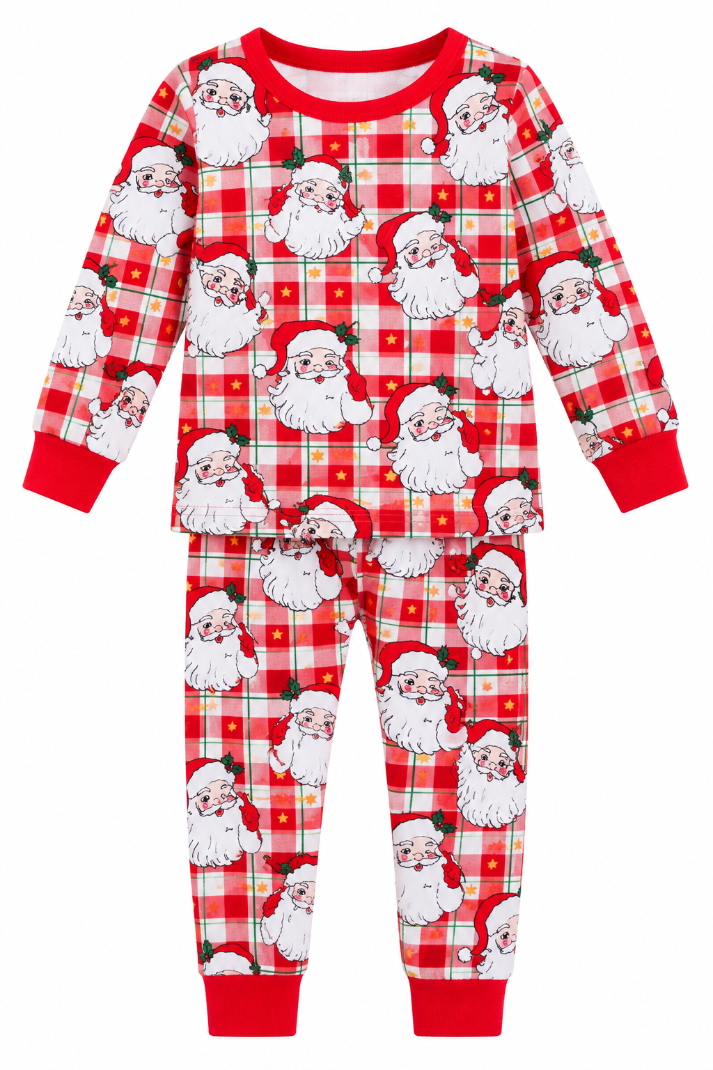 Cozy Clause Long Sleeve Pajama Set
