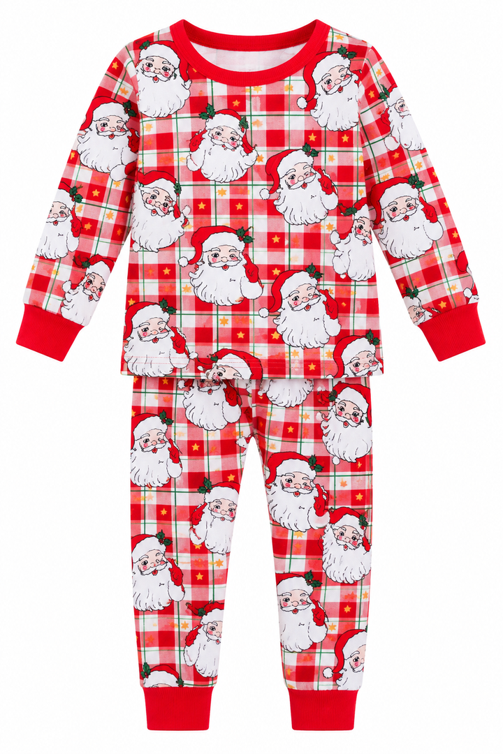 Cozy Clause Long Sleeve Pajama Set