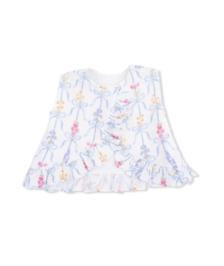 Ribbon Boutique- Ruffle Back Top and Bloomer