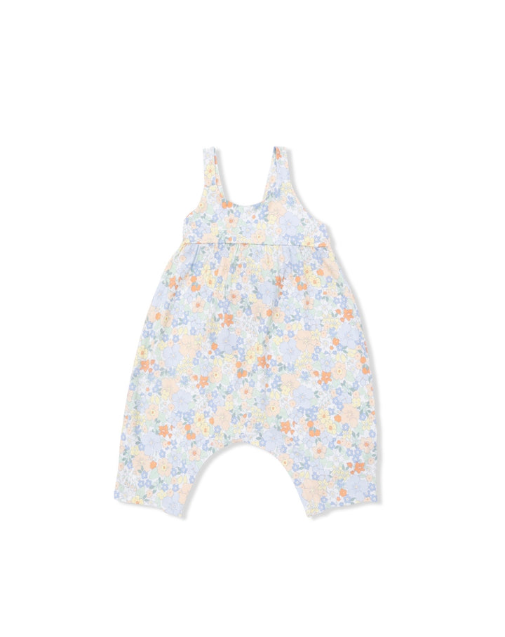 Georgia Floral- Tie Back Romper