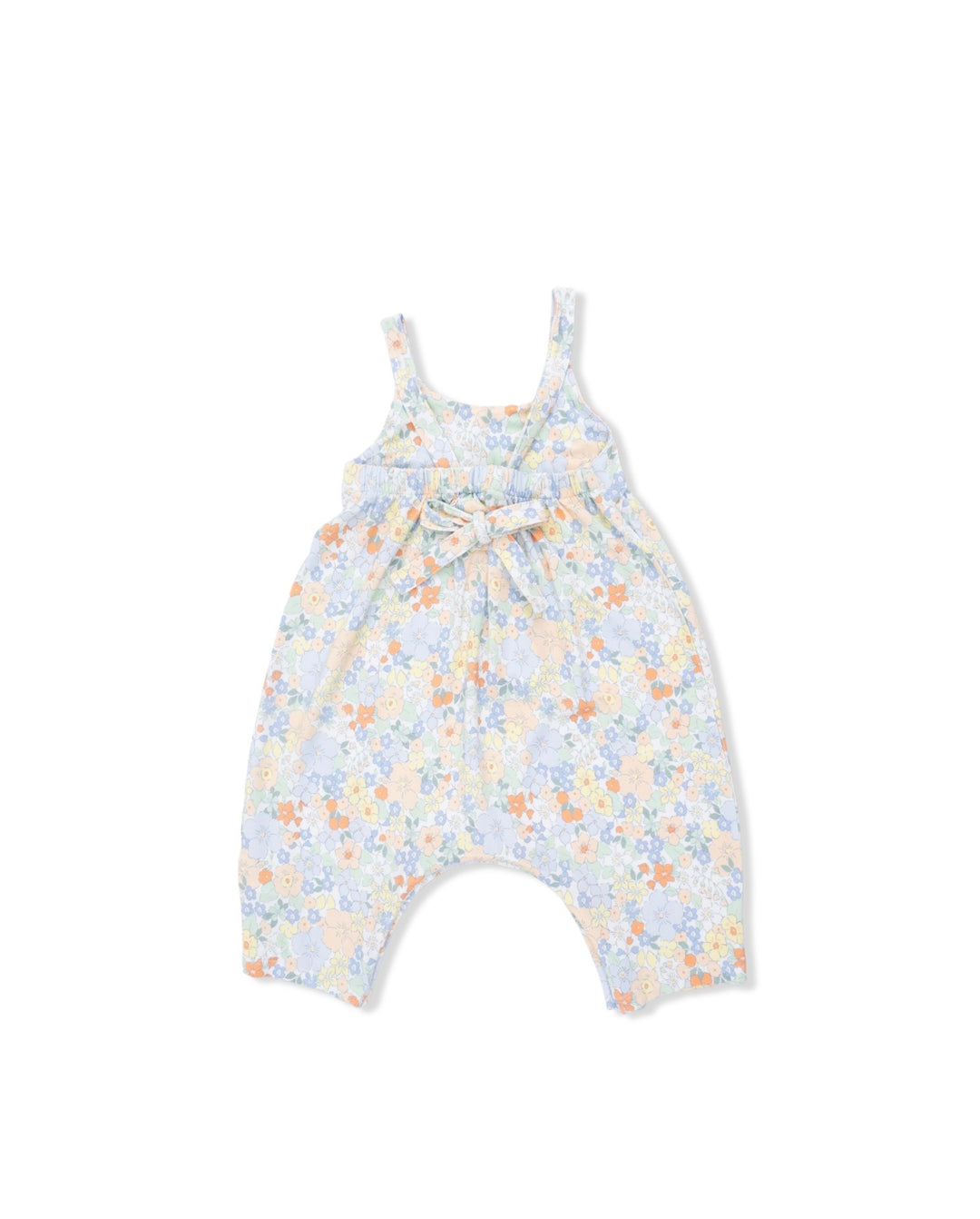 Georgia Floral- Tie Back Romper