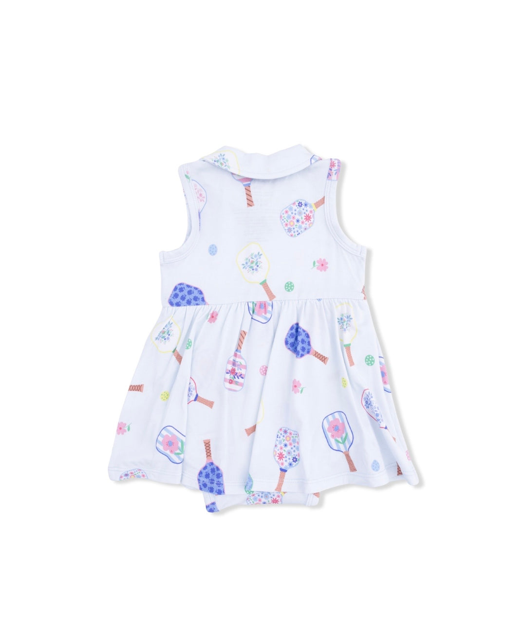 Floral Pickleball-Polo Tennis Dress