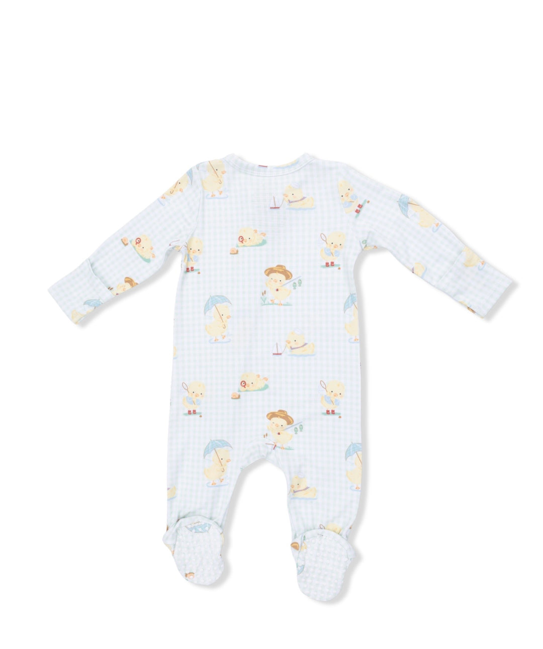 Spring Ducklings Zipper Footie