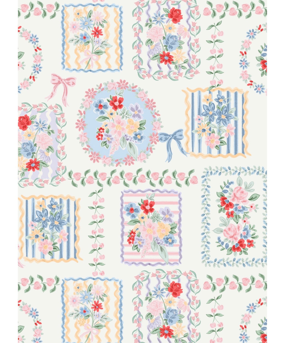 Julep’s Floral Patchwork-Ric Rac Ruffle Sunsuit