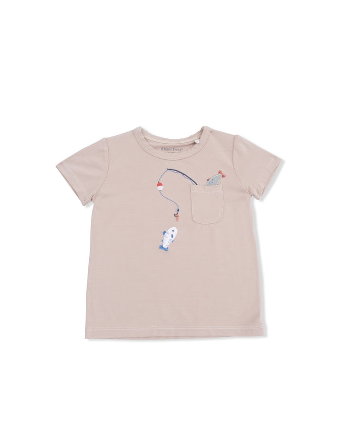 Gone fishing Crew Neck Tee and Cargo Shorts