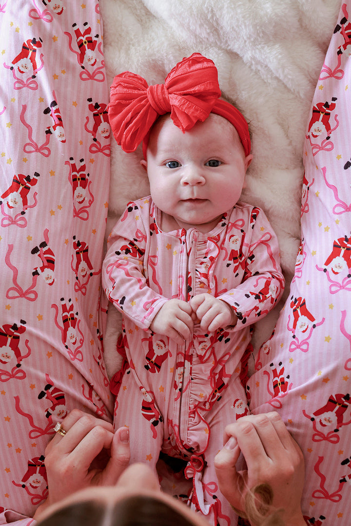 Jolly Ribbons Zip Footie