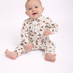 Mallard Drake Sweatshirt Polo Romper