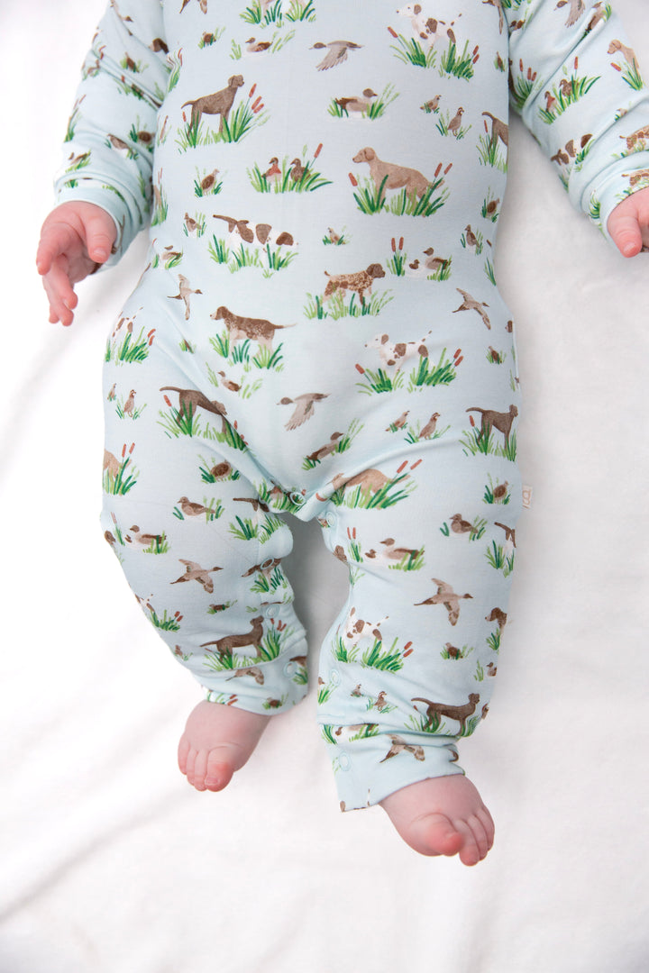 Delta Dogs Sweatshirt Polo Romper