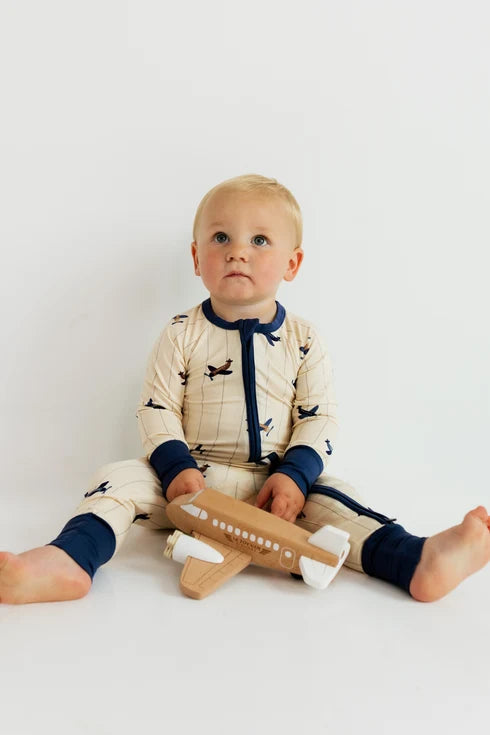 Airplane Zip Romper