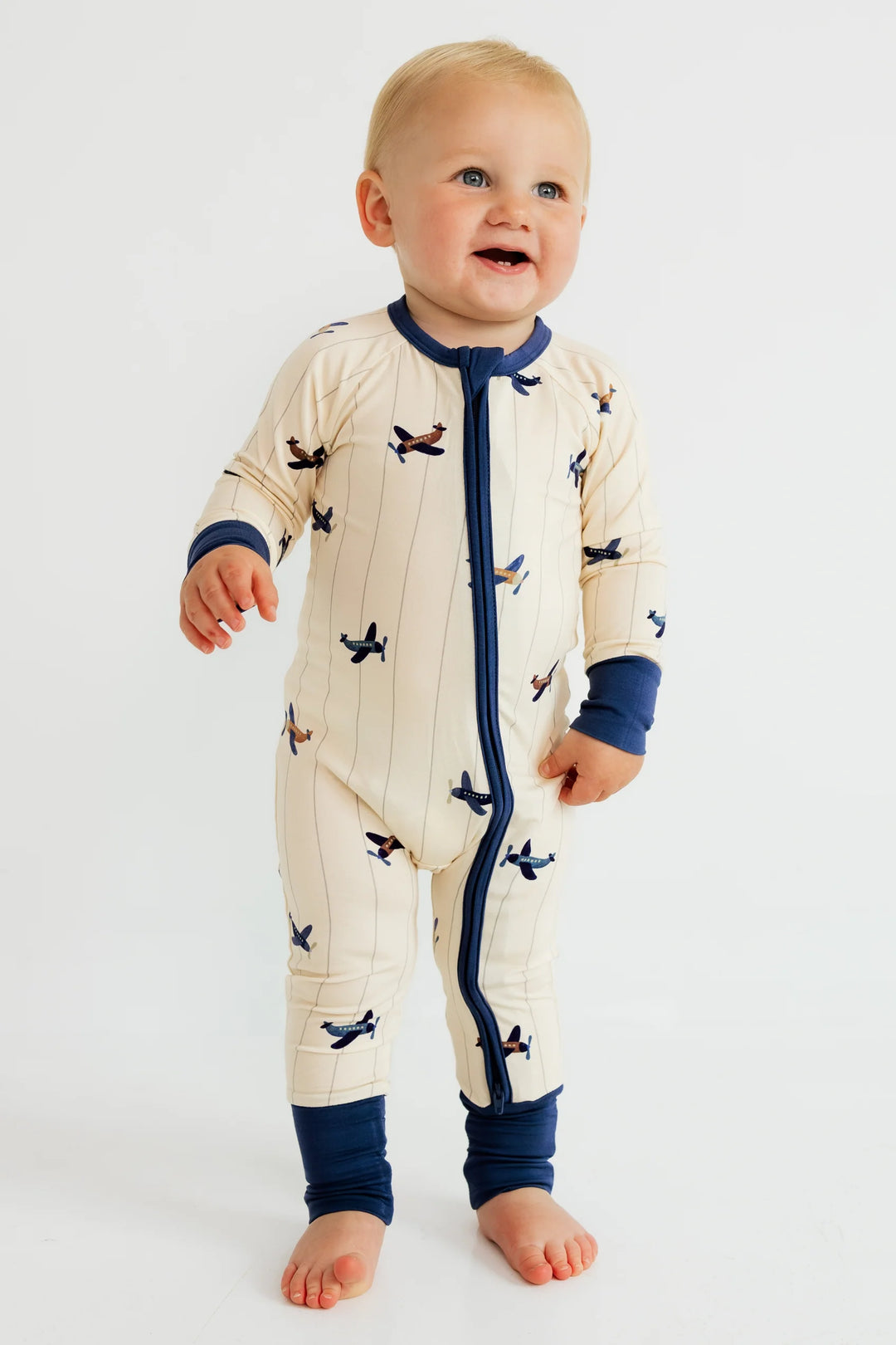 Airplane Zip Romper