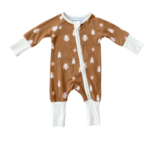 Toffee Bugs Convertible Footie Pajamas