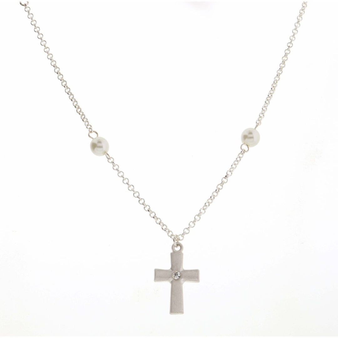 Silver Cross Necklace