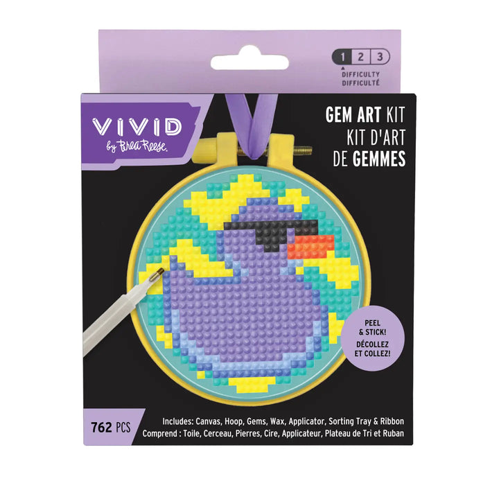 Duck Gem Art in Hoop