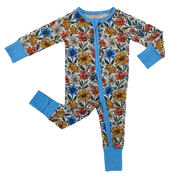 Abigail Floral Bamboo Sleeper: 12-18M