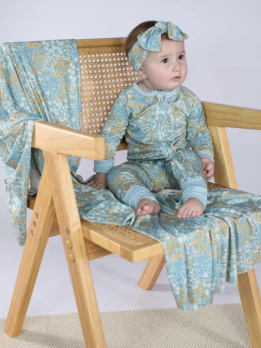 Everything Blanket- Blue Medow