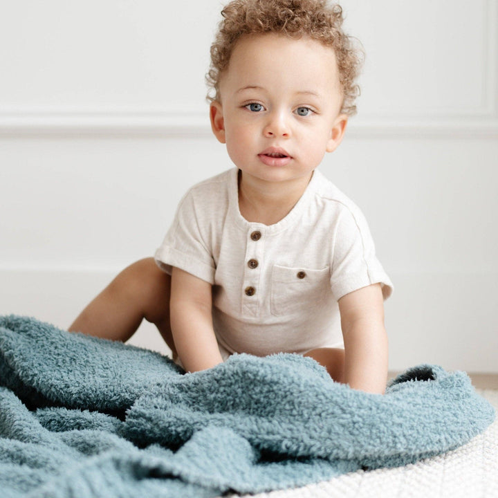 BAMBONI® RECEIVING BLANKETS: Spruce