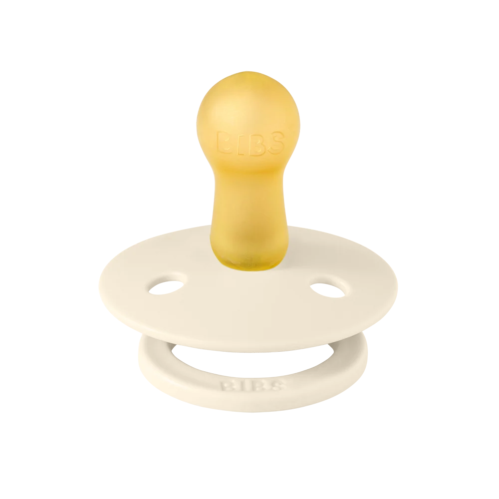 BIBS Pacifier Colour 2 Pack Latex Ivory/Blush