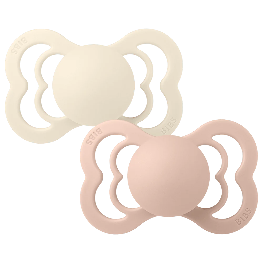 BIBS Supreme 2 Pack Latex Ivory/Blush
