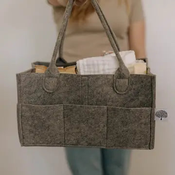 Diaper Caddy- Peppercorn