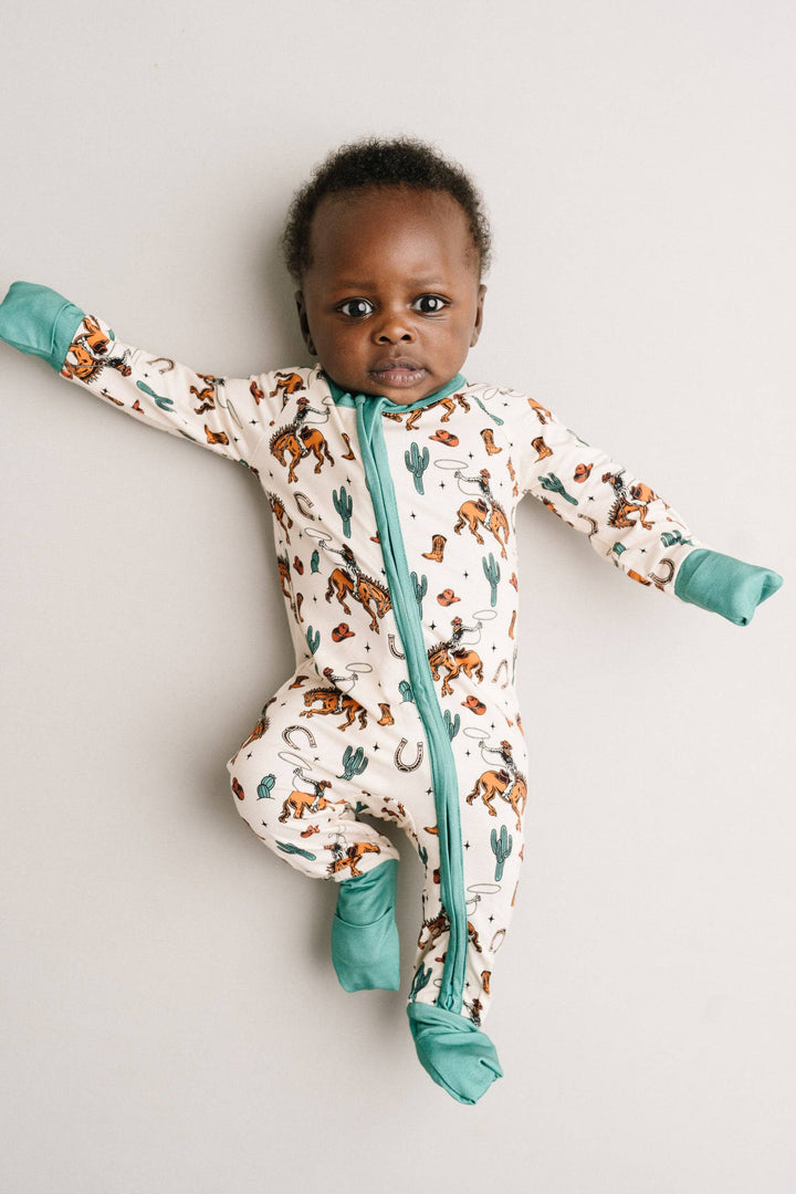 Rodeo Rider Bamboo Sleeper: 6-12M