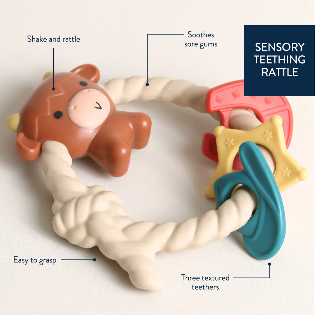 Ritzy Rattle- Highland Cow