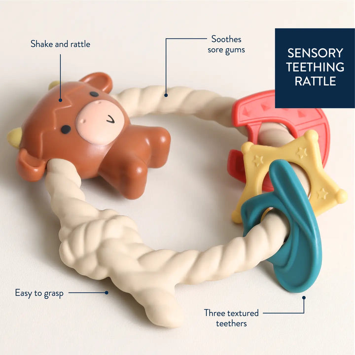 Ritzy Rattle- Highland Cow