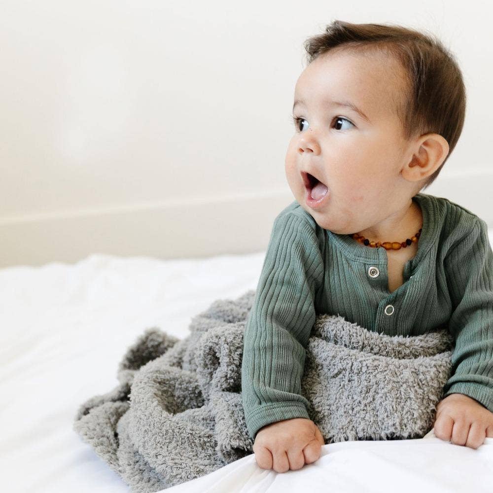BAMBONI® RECEIVING BLANKETS: Birch