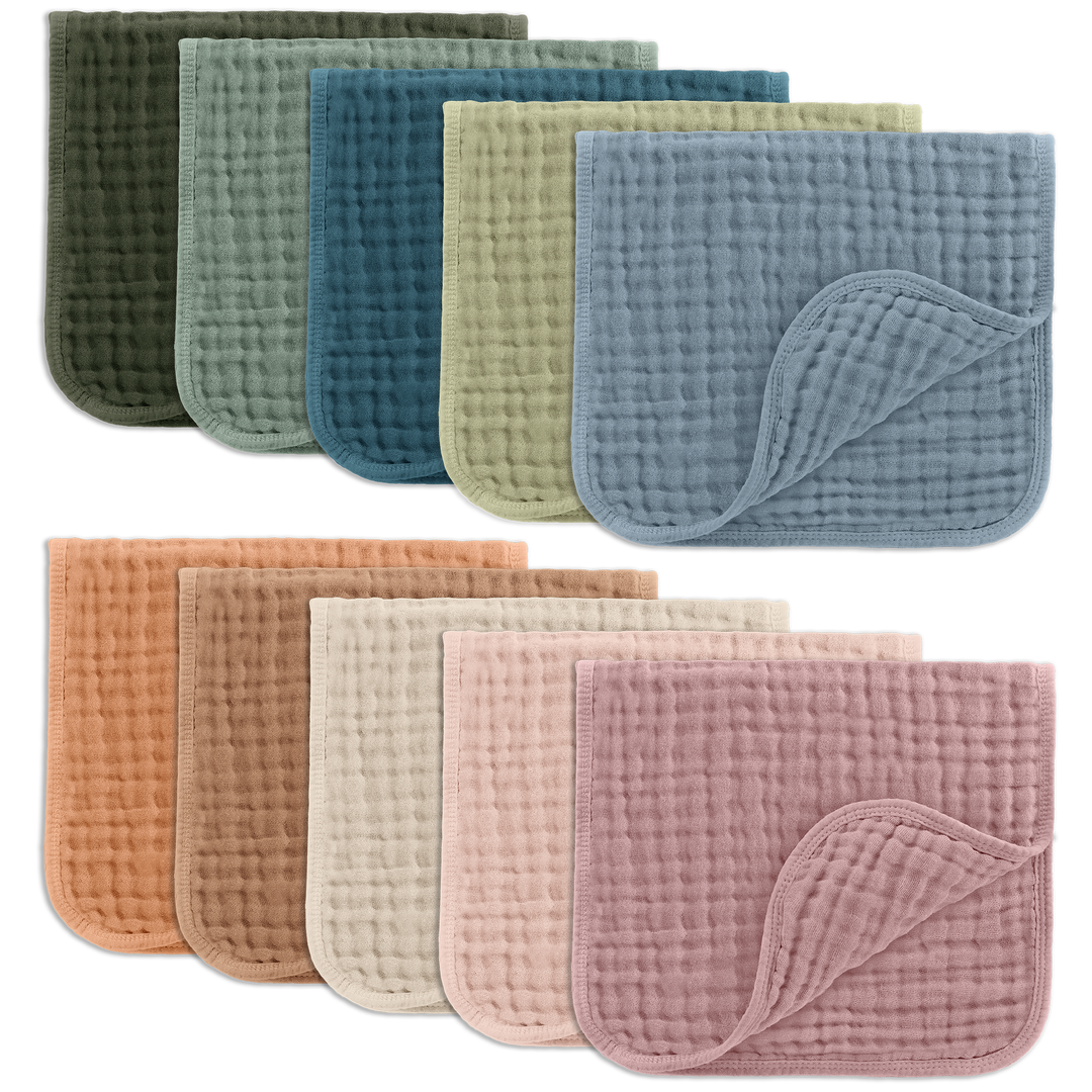 Baby Burp Cloths - 6 Pack