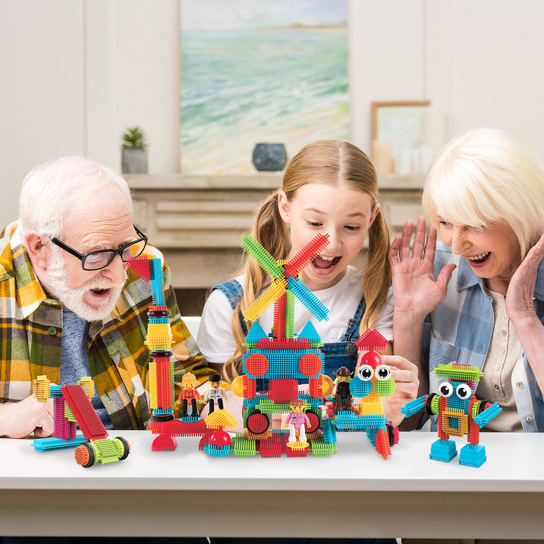 PicassoTiles 116pc Hedgehog Building Blocks Building Toy