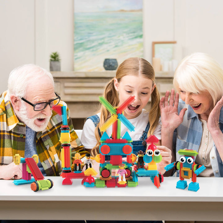 PicassoTiles 116pc Hedgehog Building Blocks Building Toy