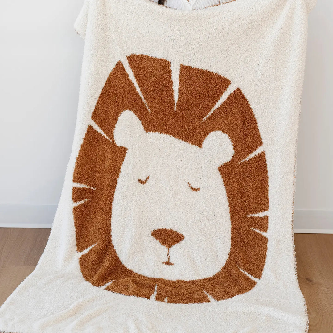 Double Layer Bamboni Mini Blanket- Lion