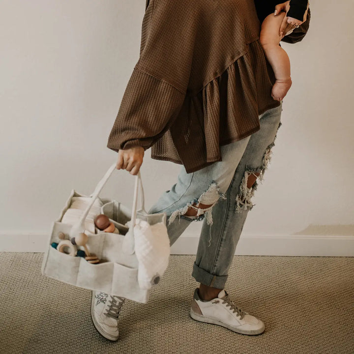 Diaper Caddy- White