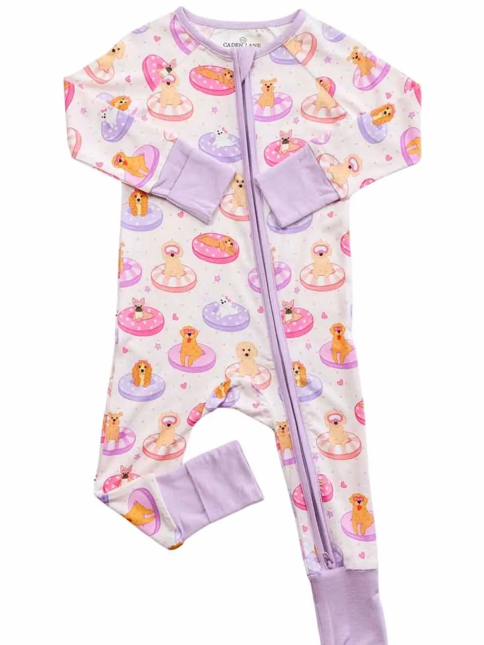 Poolside Pups Convertible Zip Romper